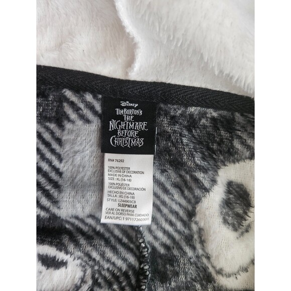 New DISNEY Women Nightmare Before Christmas Sleepwear with Hood, Jack NWT - Picture 11 of 11